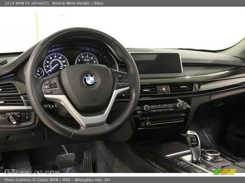 Mineral White Metallic / Black 2014 BMW X5 xDrive35i