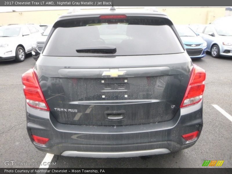 Nightfall Gray Metallic / Jet Black 2017 Chevrolet Trax LT AWD