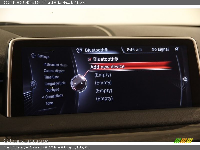 Mineral White Metallic / Black 2014 BMW X5 xDrive35i