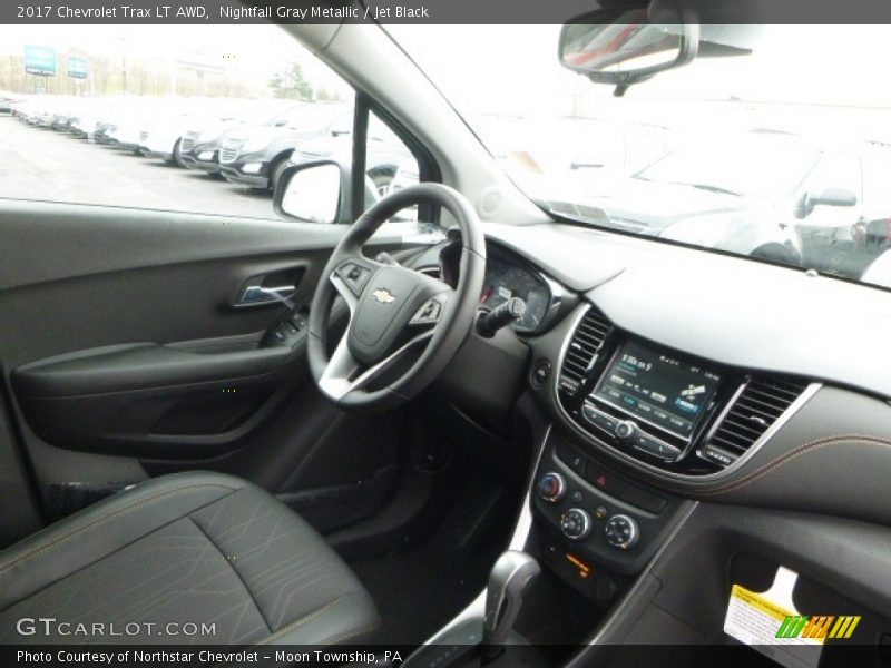 Nightfall Gray Metallic / Jet Black 2017 Chevrolet Trax LT AWD