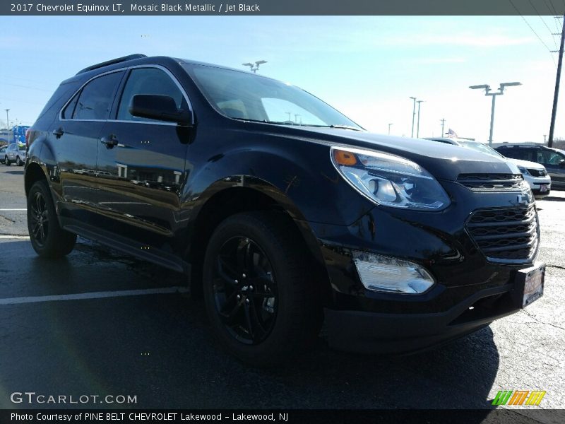 Mosaic Black Metallic / Jet Black 2017 Chevrolet Equinox LT