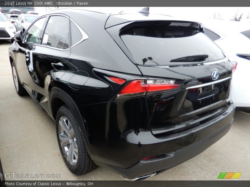 Obsidian / Flaxen 2017 Lexus NX 200t AWD