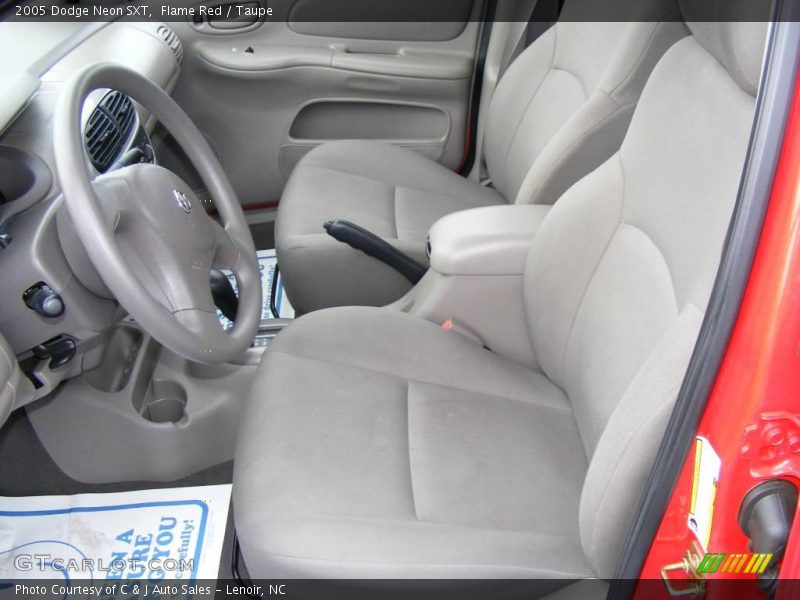 Flame Red / Taupe 2005 Dodge Neon SXT