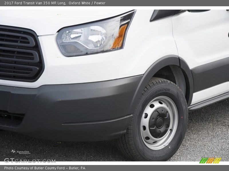 Oxford White / Pewter 2017 Ford Transit Van 350 MR Long