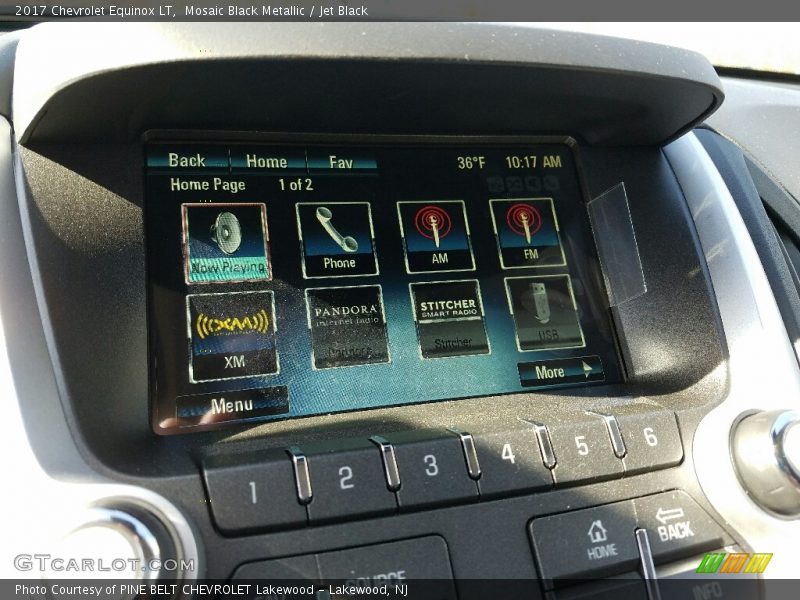 Mosaic Black Metallic / Jet Black 2017 Chevrolet Equinox LT