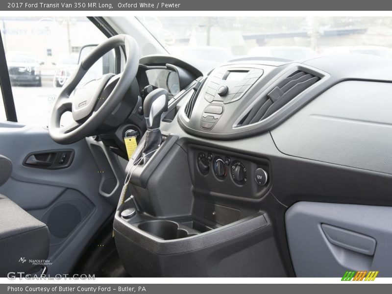Oxford White / Pewter 2017 Ford Transit Van 350 MR Long