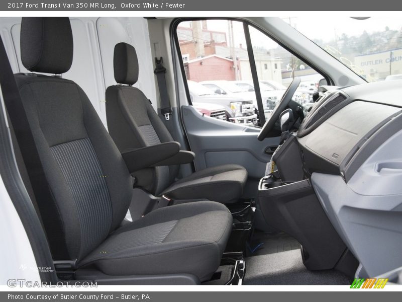 Oxford White / Pewter 2017 Ford Transit Van 350 MR Long