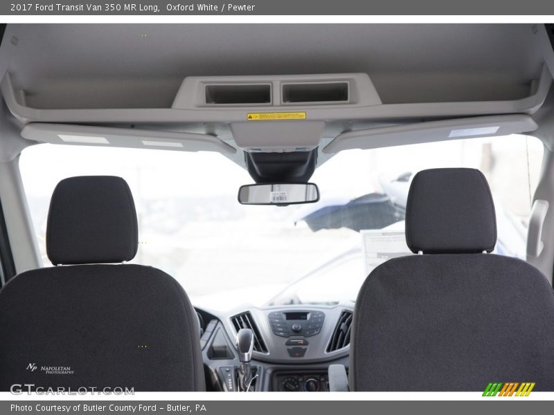 Oxford White / Pewter 2017 Ford Transit Van 350 MR Long