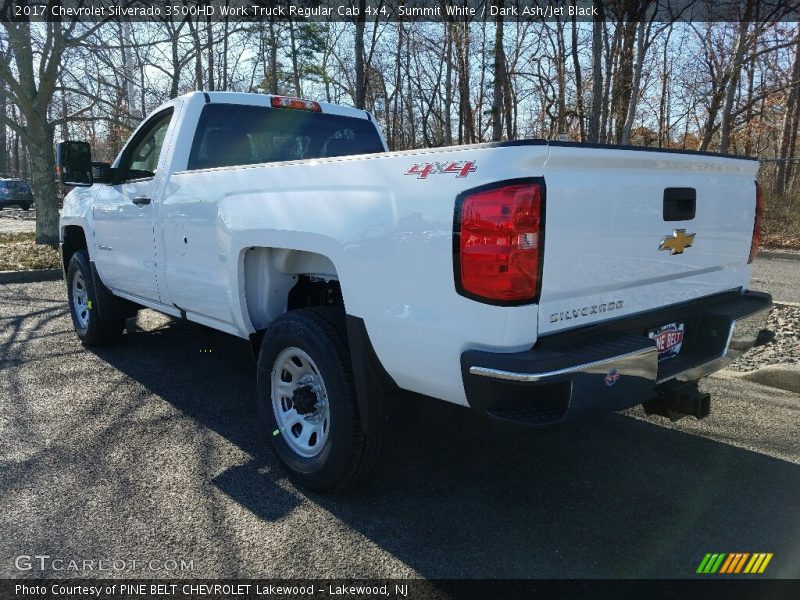 Summit White / Dark Ash/Jet Black 2017 Chevrolet Silverado 3500HD Work Truck Regular Cab 4x4