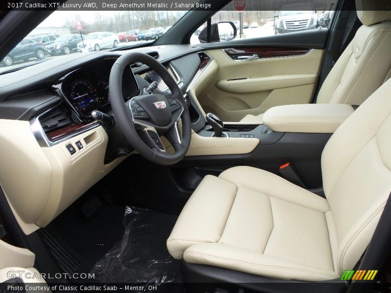 Deep Amethyst Metallic / Sahara Beige 2017 Cadillac XT5 Luxury AWD