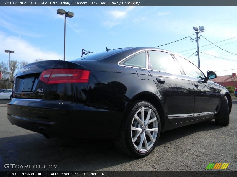 Phantom Black Pearl Effect / Light Gray 2010 Audi A6 3.0 TFSI quattro Sedan