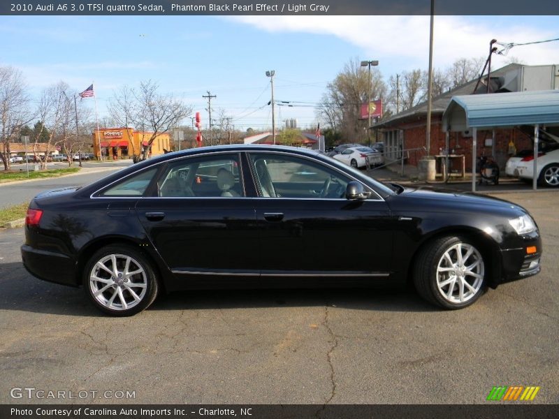 Phantom Black Pearl Effect / Light Gray 2010 Audi A6 3.0 TFSI quattro Sedan
