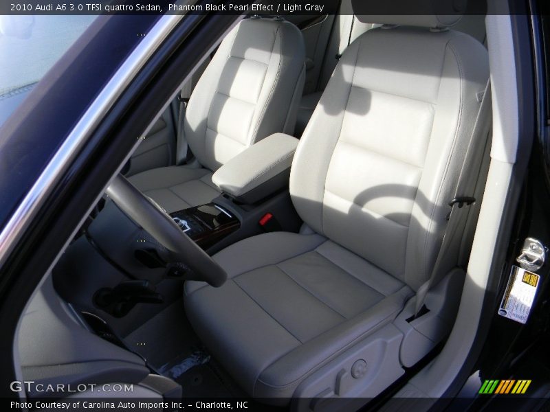 Phantom Black Pearl Effect / Light Gray 2010 Audi A6 3.0 TFSI quattro Sedan