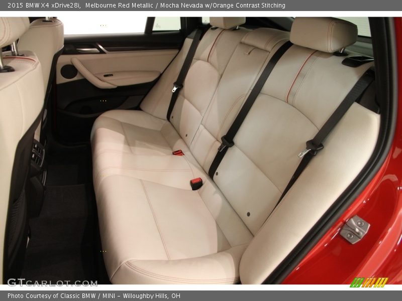 Rear Seat of 2015 X4 xDrive28i