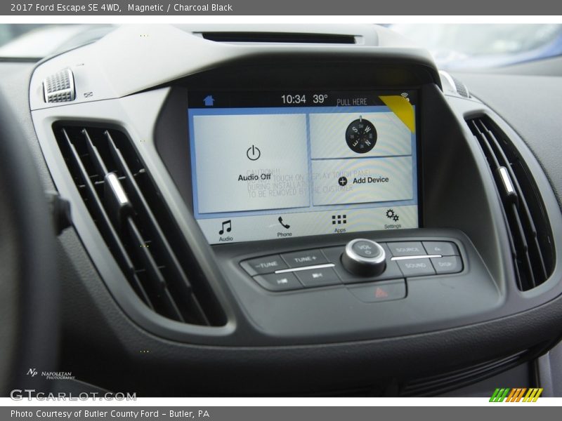 Magnetic / Charcoal Black 2017 Ford Escape SE 4WD