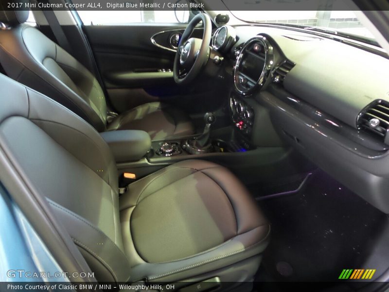Digital Blue Metallic / Carbon Black 2017 Mini Clubman Cooper ALL4