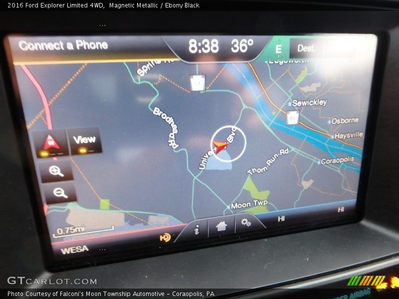 Magnetic Metallic / Ebony Black 2016 Ford Explorer Limited 4WD