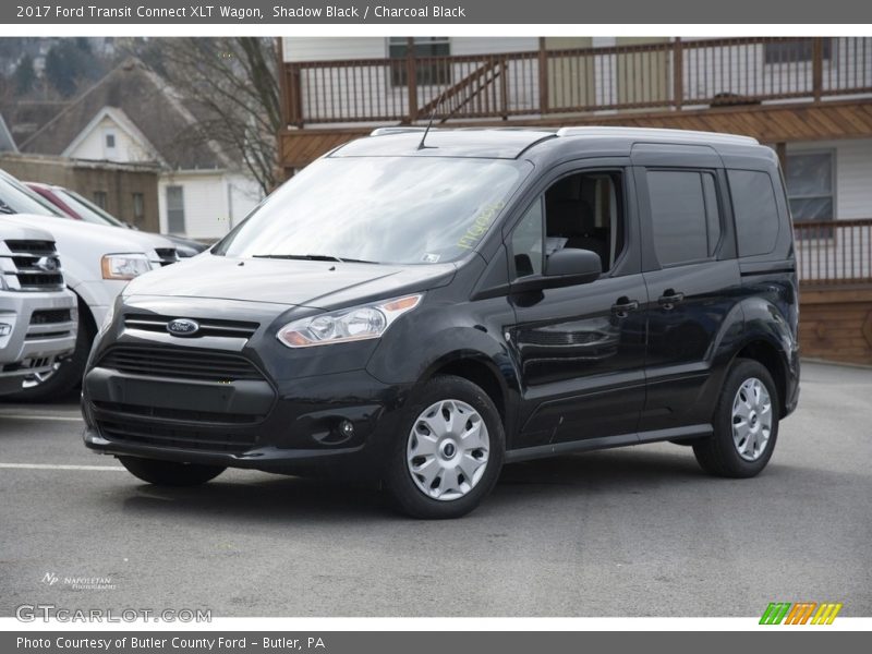 Shadow Black / Charcoal Black 2017 Ford Transit Connect XLT Wagon