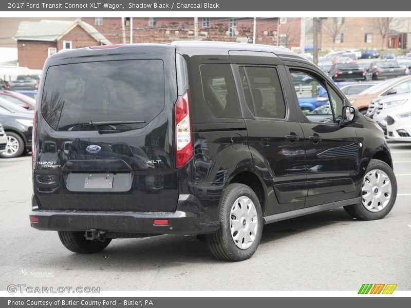 Shadow Black / Charcoal Black 2017 Ford Transit Connect XLT Wagon