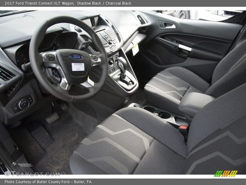 Shadow Black / Charcoal Black 2017 Ford Transit Connect XLT Wagon