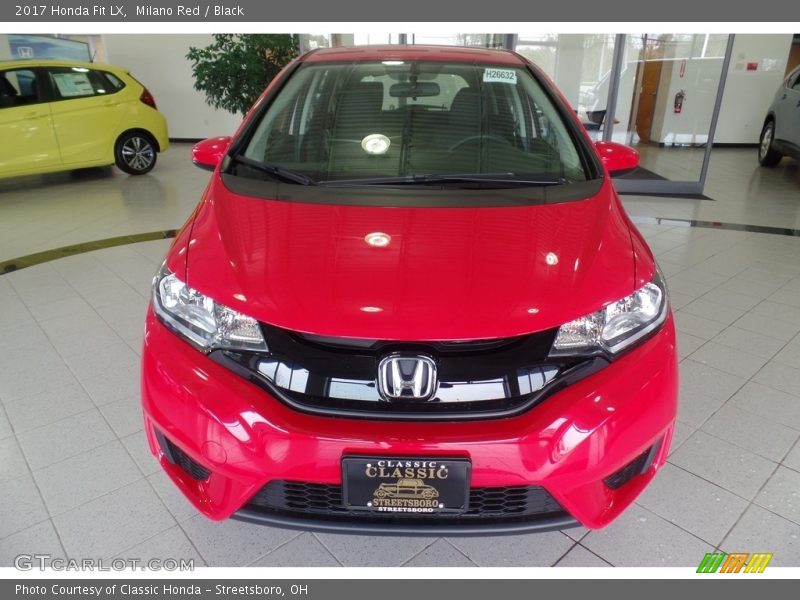 Milano Red / Black 2017 Honda Fit LX