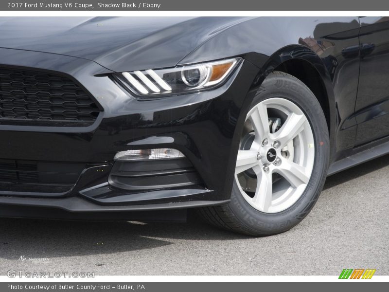 Shadow Black / Ebony 2017 Ford Mustang V6 Coupe