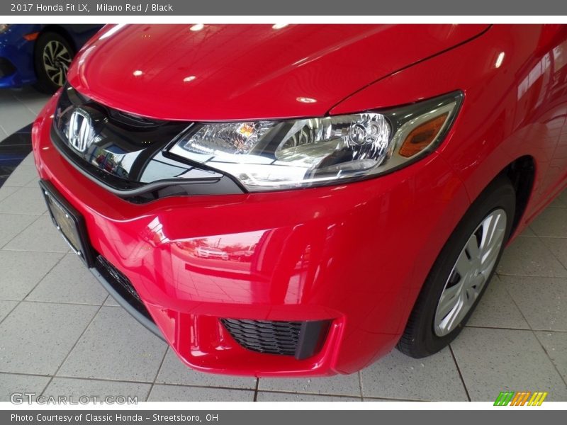 Milano Red / Black 2017 Honda Fit LX