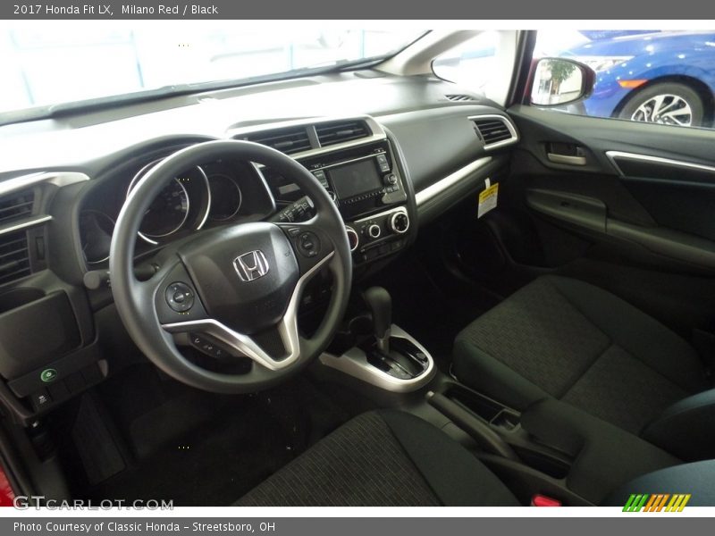Milano Red / Black 2017 Honda Fit LX