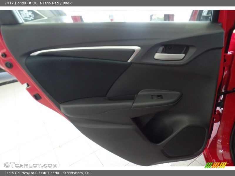 Milano Red / Black 2017 Honda Fit LX