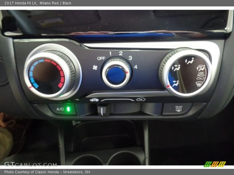 Milano Red / Black 2017 Honda Fit LX