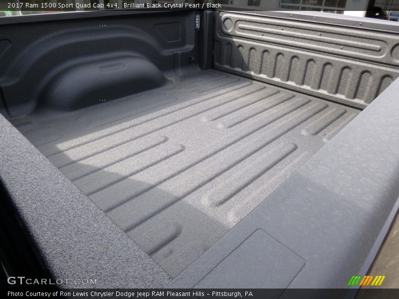 Brilliant Black Crystal Pearl / Black 2017 Ram 1500 Sport Quad Cab 4x4