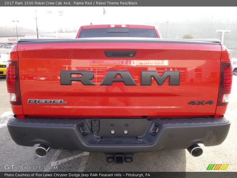 Flame Red / Rebel Theme Red/Black 2017 Ram 1500 Rebel Crew Cab 4x4