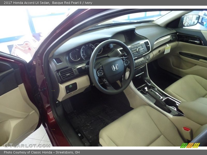  2017 Accord LX Sedan Ivory Interior