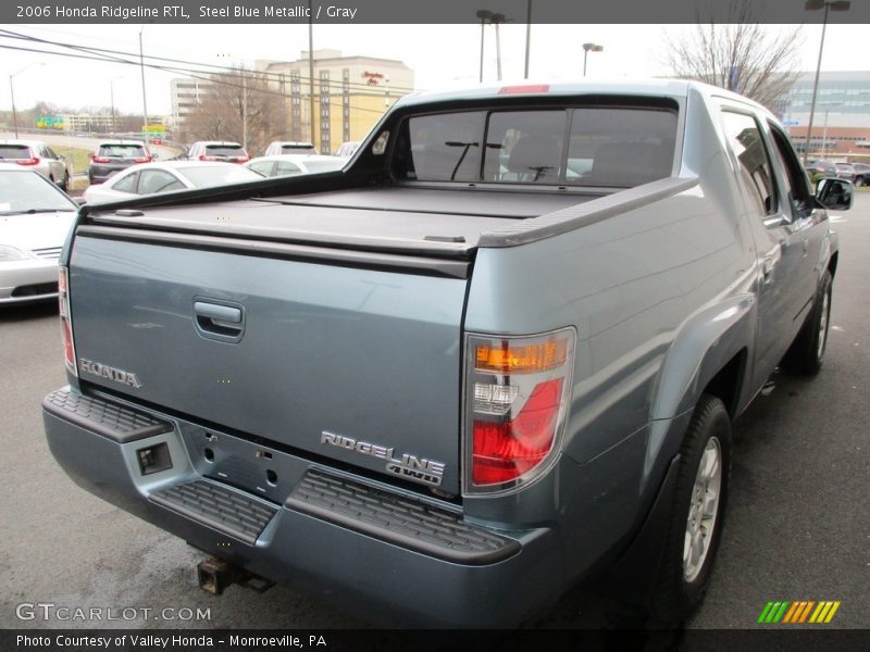 Steel Blue Metallic / Gray 2006 Honda Ridgeline RTL