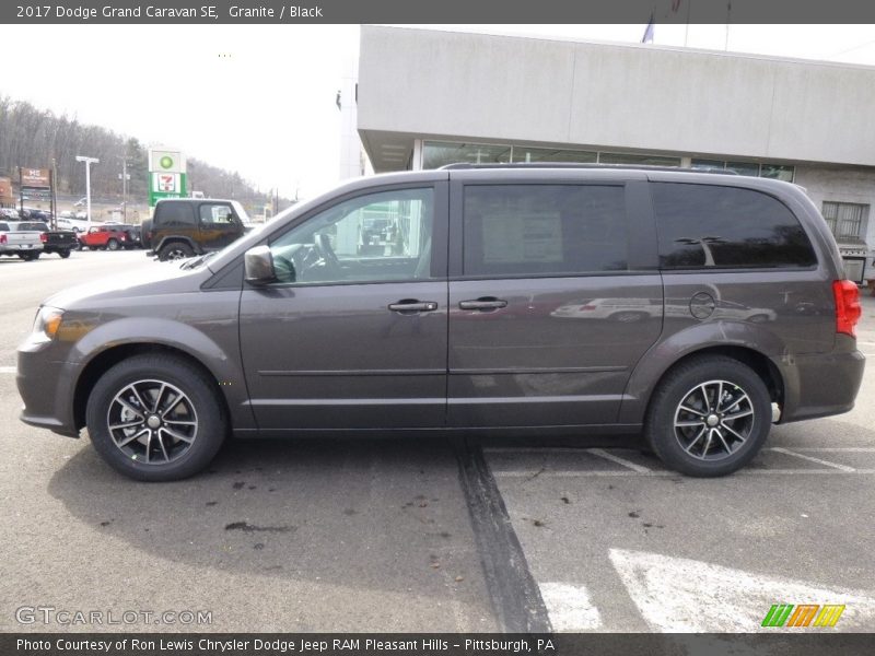 Granite / Black 2017 Dodge Grand Caravan SE