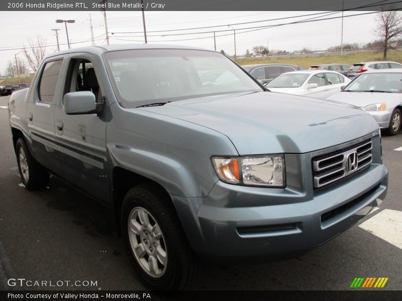 Steel Blue Metallic / Gray 2006 Honda Ridgeline RTL
