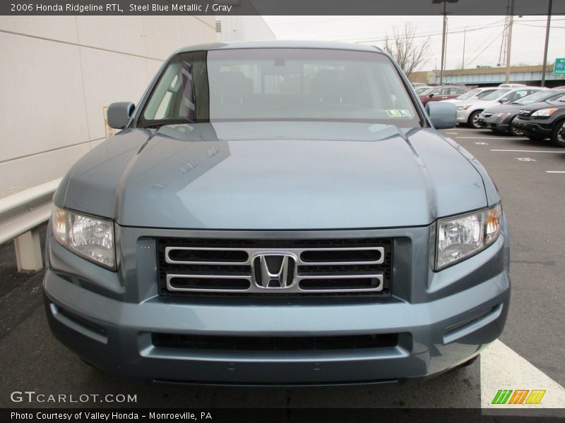 Steel Blue Metallic / Gray 2006 Honda Ridgeline RTL