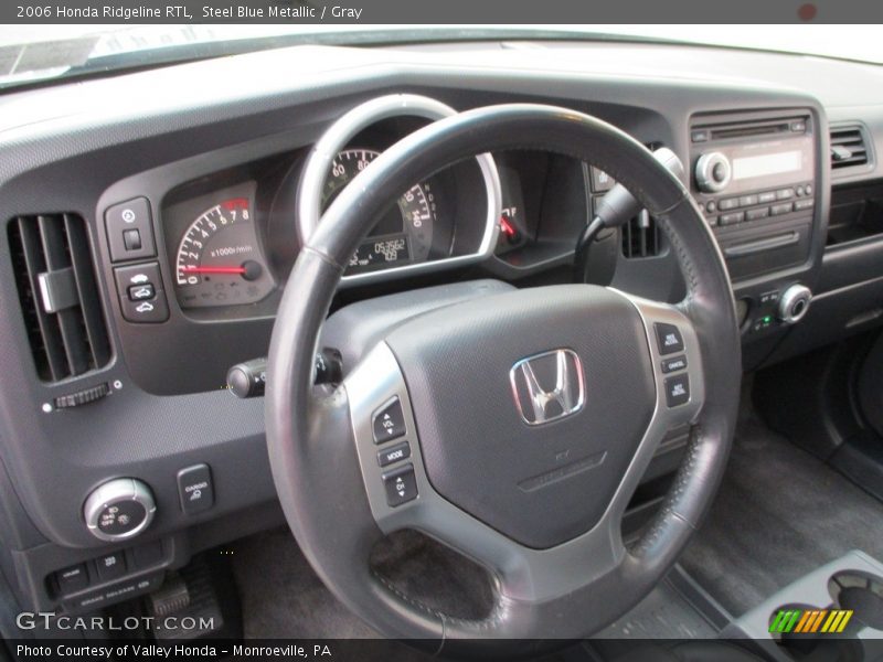 Steel Blue Metallic / Gray 2006 Honda Ridgeline RTL