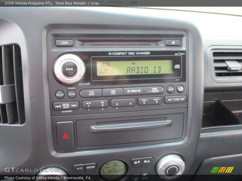 Steel Blue Metallic / Gray 2006 Honda Ridgeline RTL
