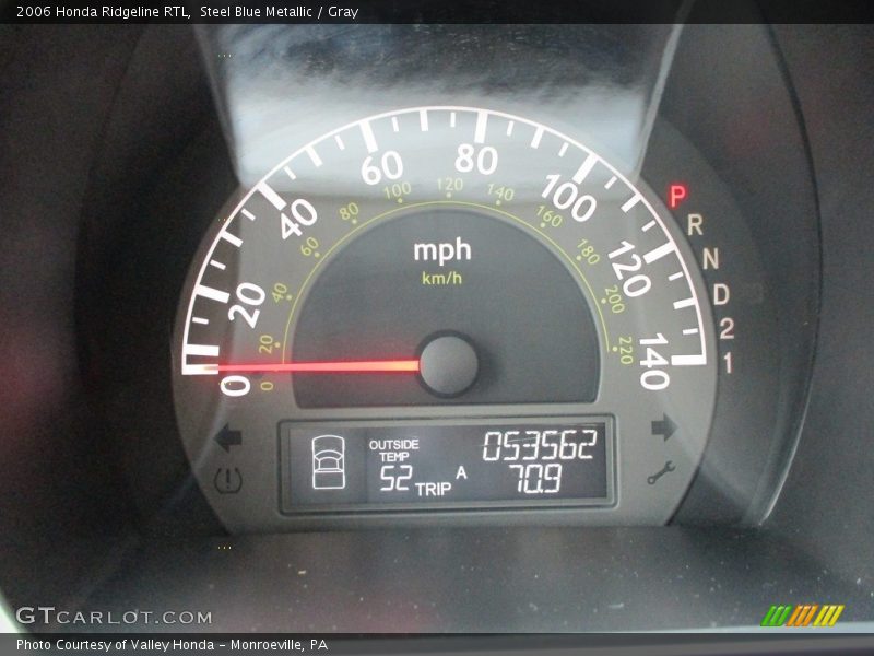 Steel Blue Metallic / Gray 2006 Honda Ridgeline RTL