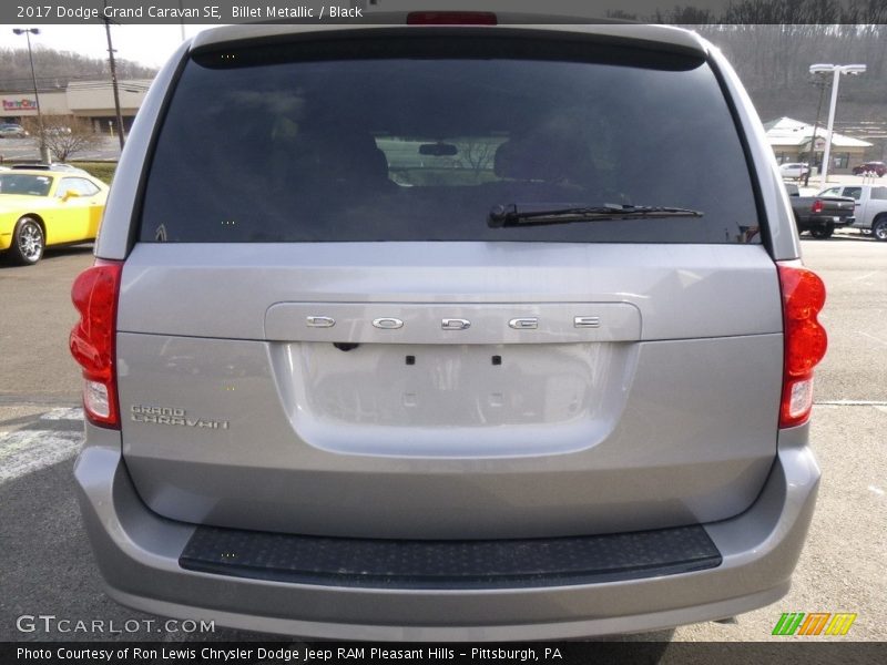 Billet Metallic / Black 2017 Dodge Grand Caravan SE