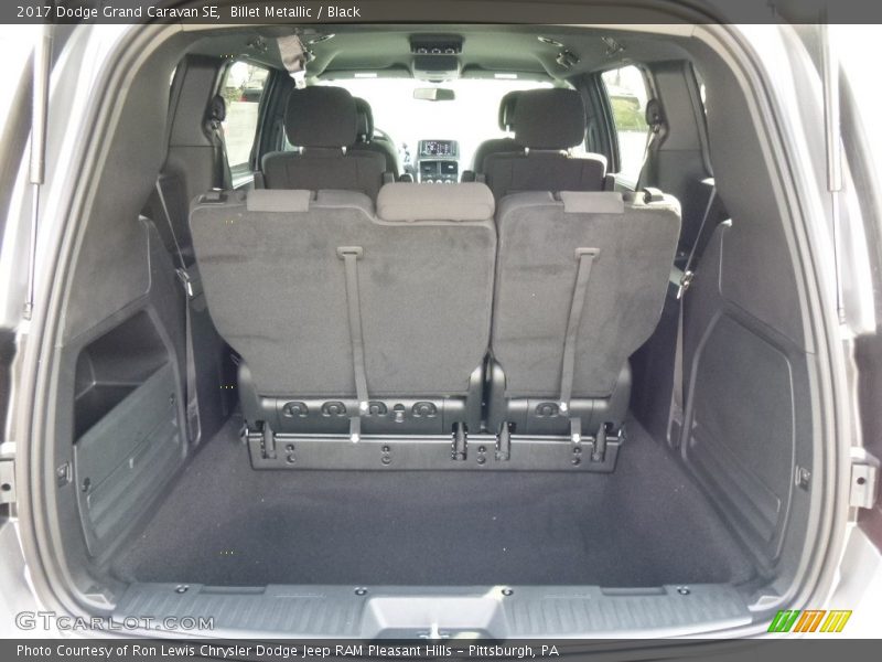 Billet Metallic / Black 2017 Dodge Grand Caravan SE