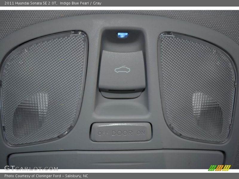 Indigo Blue Pearl / Gray 2011 Hyundai Sonata SE 2.0T