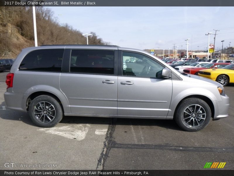 Billet Metallic / Black 2017 Dodge Grand Caravan SE