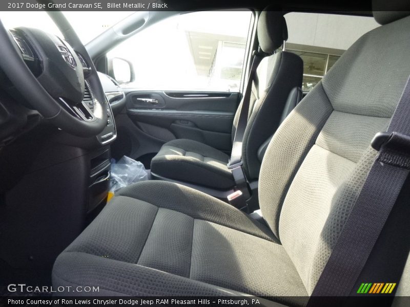 Billet Metallic / Black 2017 Dodge Grand Caravan SE