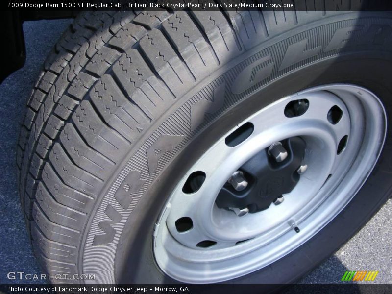 Brilliant Black Crystal Pearl / Dark Slate/Medium Graystone 2009 Dodge Ram 1500 ST Regular Cab