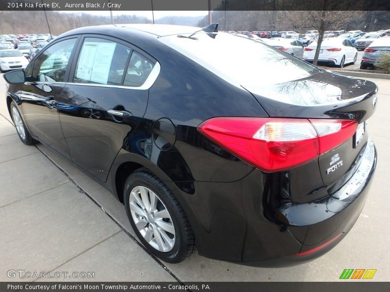 Aurora Black / Gray 2014 Kia Forte EX