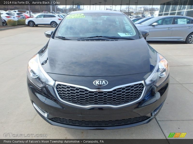 Aurora Black / Gray 2014 Kia Forte EX