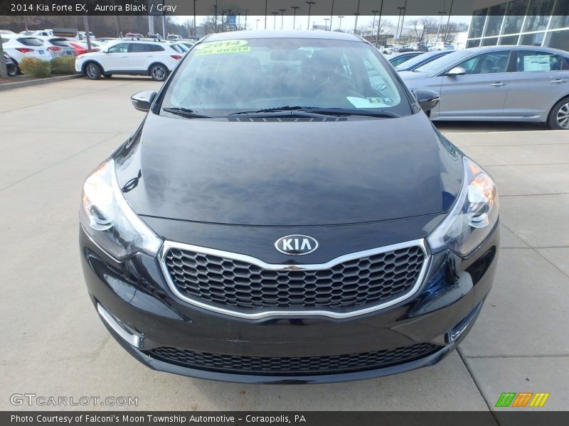 Aurora Black / Gray 2014 Kia Forte EX