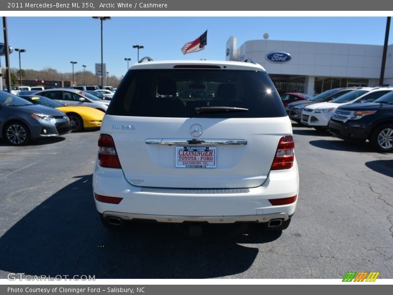 Arctic White / Cashmere 2011 Mercedes-Benz ML 350